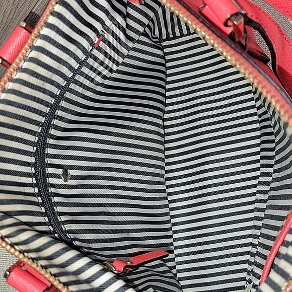 Kate Spade Red Saffiano Leather Satchel Crossbody Shoulder Bag w/ Wallet - Picture 16 of 16